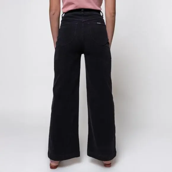 Rollas Sailor Highwaist Corduroy Flare Leg Jeans 30 - Picture 3 of 4